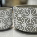 Resin Rnd Pot Grey wash