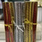 Candle glitter coloured