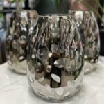 Silver/clear leopard