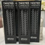 Candle Twist set 4PCS Black