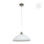 Breeze Satin Nickel Pendant