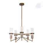 Florence 5LT Brown Gold chandelier