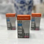 New  5W Bulb E27 WH  Cool white