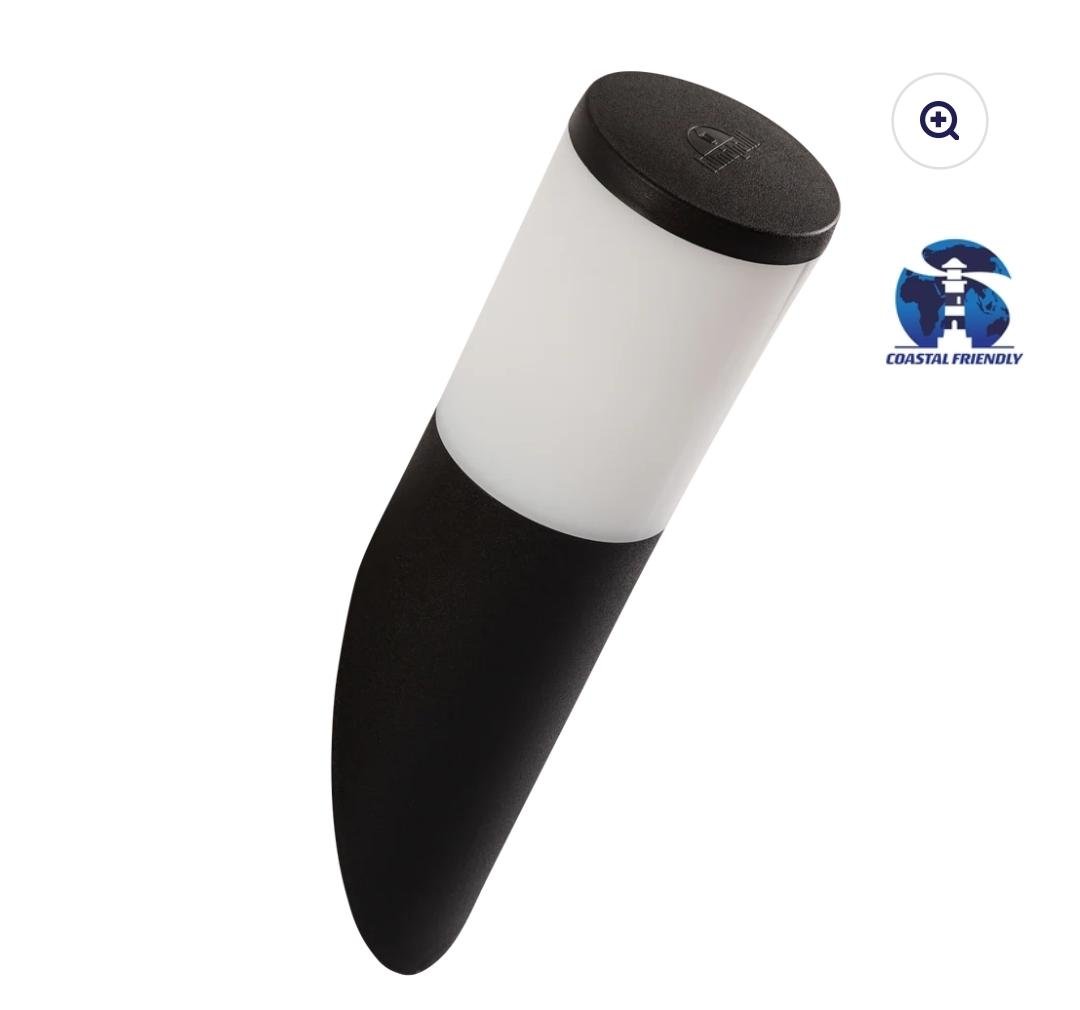 Chorus 1 Chorus Sanded Black Outdoor Wall Light 1017 – Image 1
