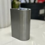 Orb Polished Aluminium Up and Down Outdoor Wall Light