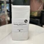 Luxury soft touch MF97 fitted sheet 3/4 size White
