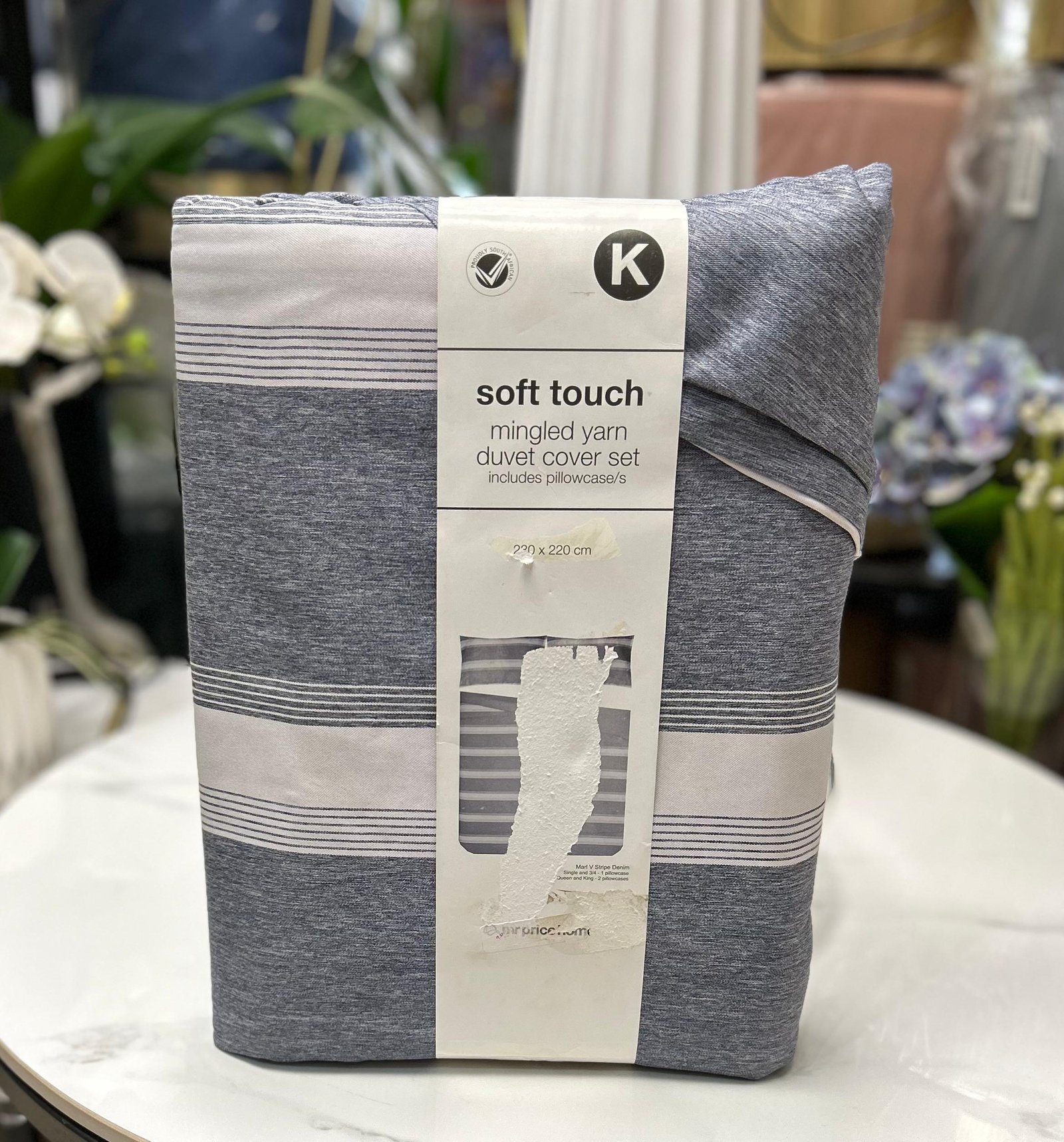 WhatsApp Image 2026-04-28 at 11.17.14 Duvet Cover Set 3pcs Soft touch mingled Yarn includes pillowcases – Image 1