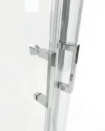 CrystalTech Elbe Chrome Flat Frame Quadrant Shower Enclosure - CTG4012 - 885 x 885 x 2000mm – Image 2