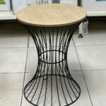 Spiro Rnd Side Table Black Natura 36cm